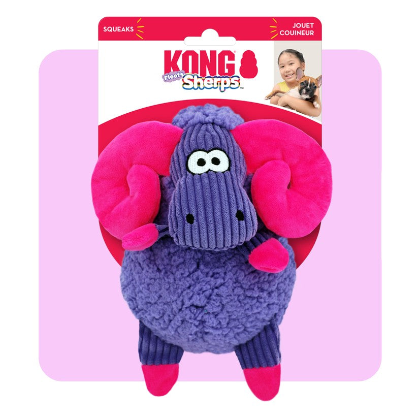 KONG Sherps Floofs Big Horn - Uber Plush Exterior