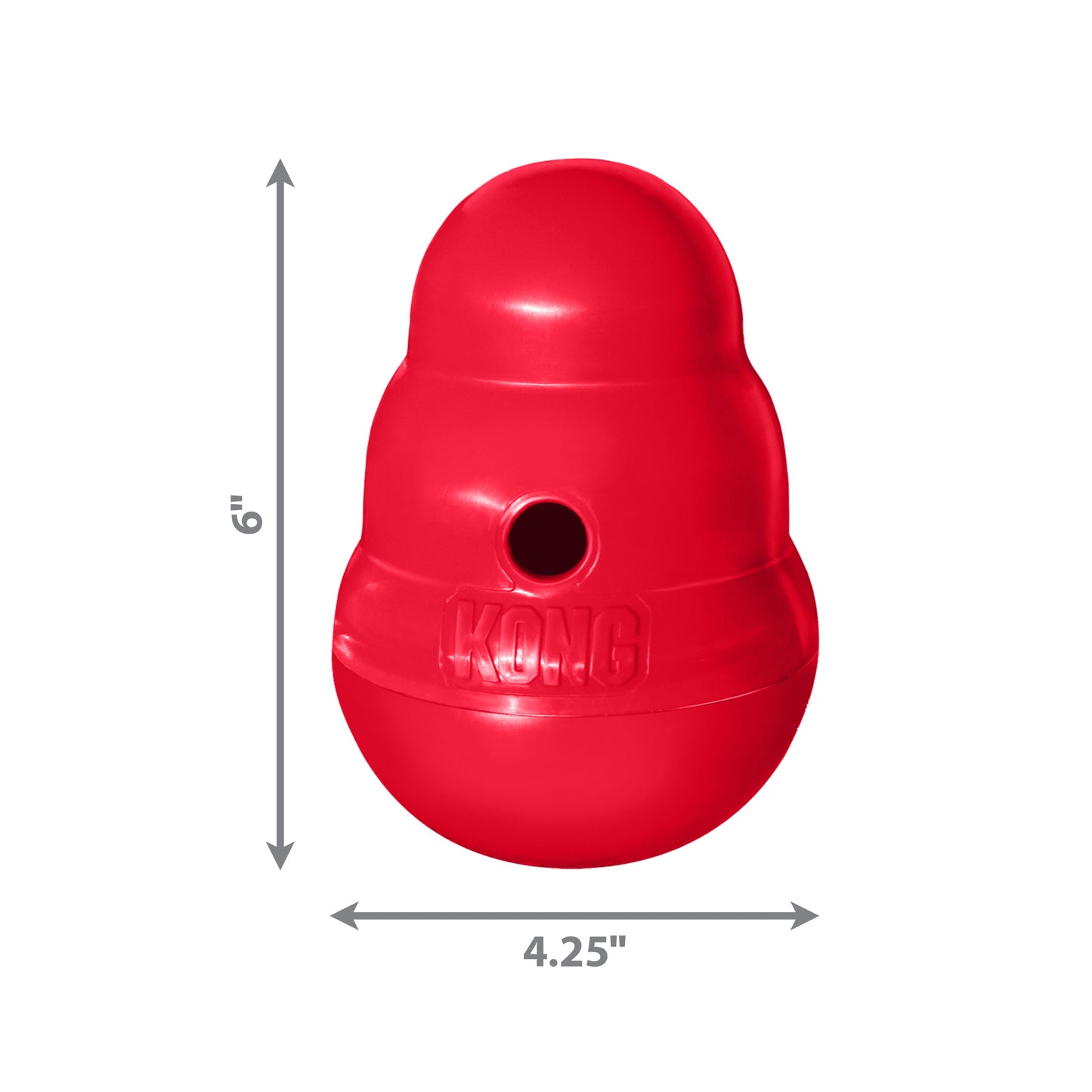 KONG Wobbler Treat Dispenser - 2 Sizes