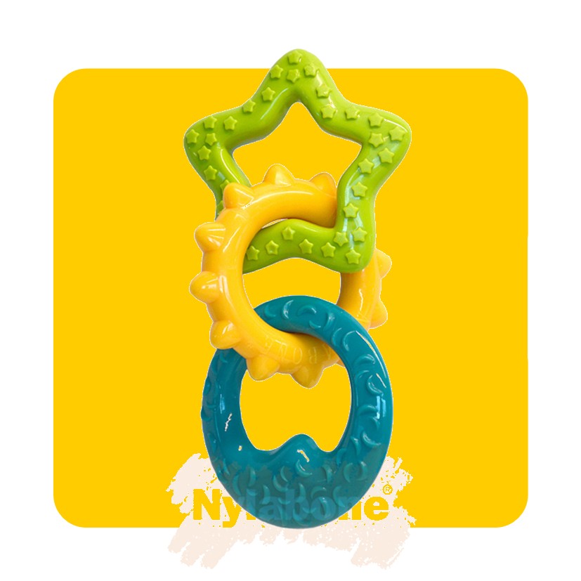 Nylabone Bacon Puppy Rings Chew