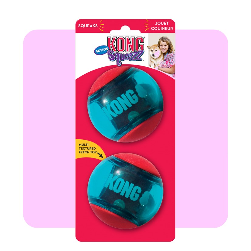 KONG Squeezz Action Balls