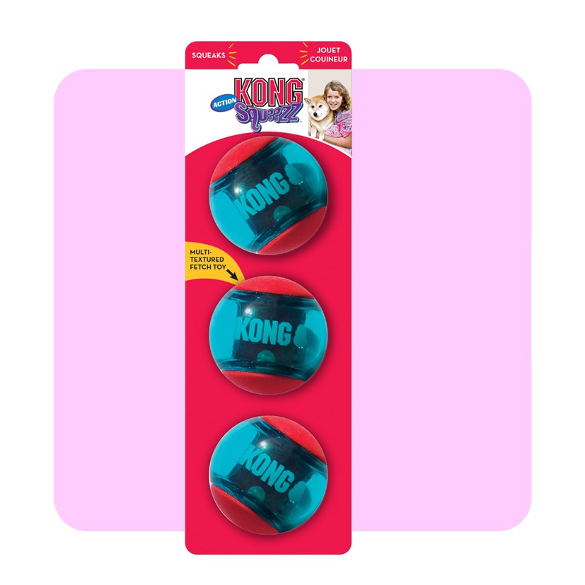 KONG Squeezz Action Balls