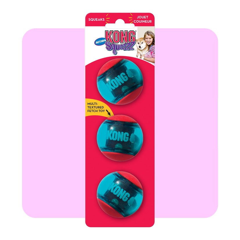 KONG Squeezz Action Balls