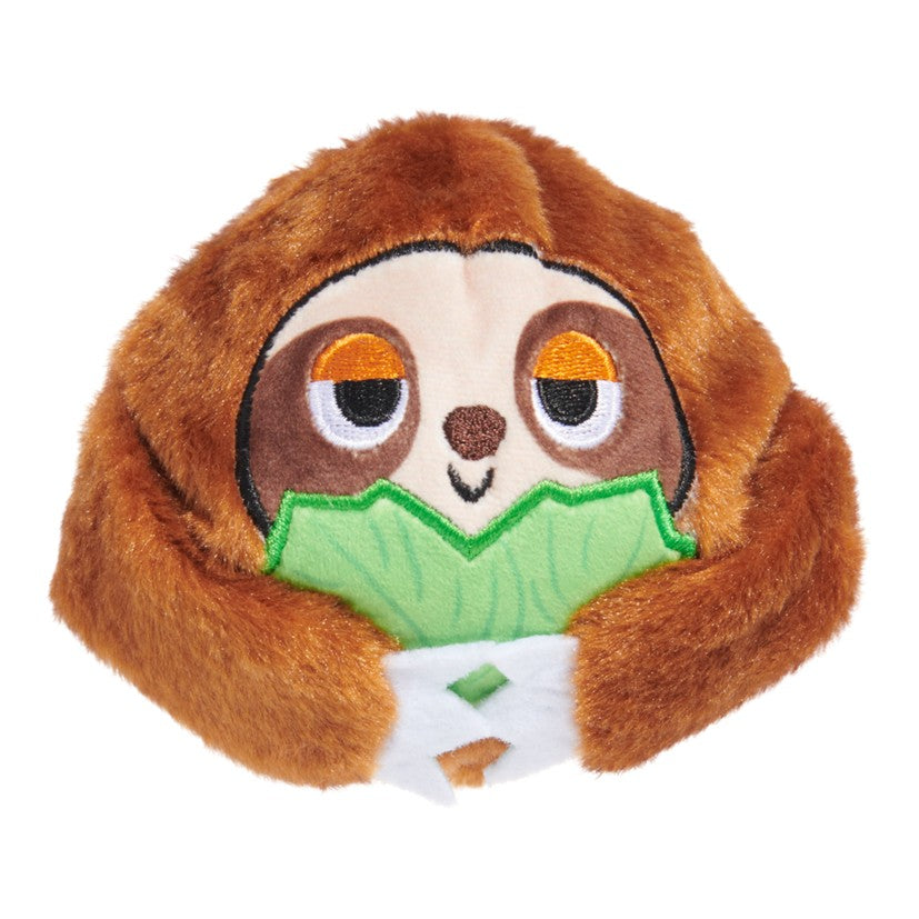 BARK Black Bear Bones, Lady Bugsy, Sonny The Sloth, Rad Herring - Super Chewer - 2 in 1 Dog Toy