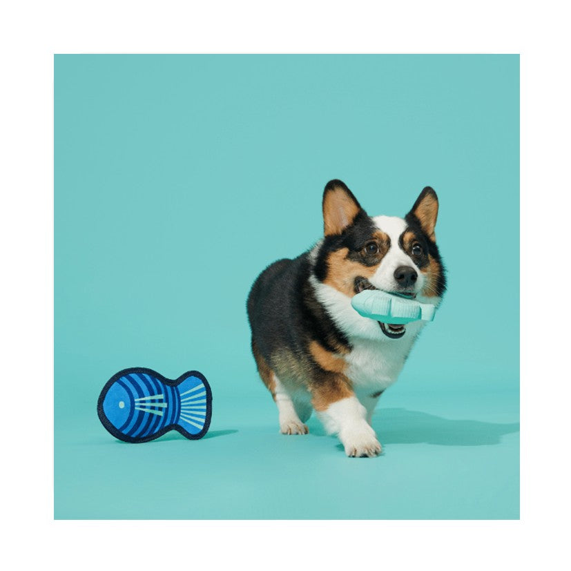 BARK Rad Herring - Super Chewer - 2 in 1 Dog Toy