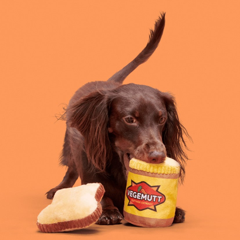 BARK Corn On The Slob, Odd Otto, More S'Mores & Vegemutt Toast Dog Toys
