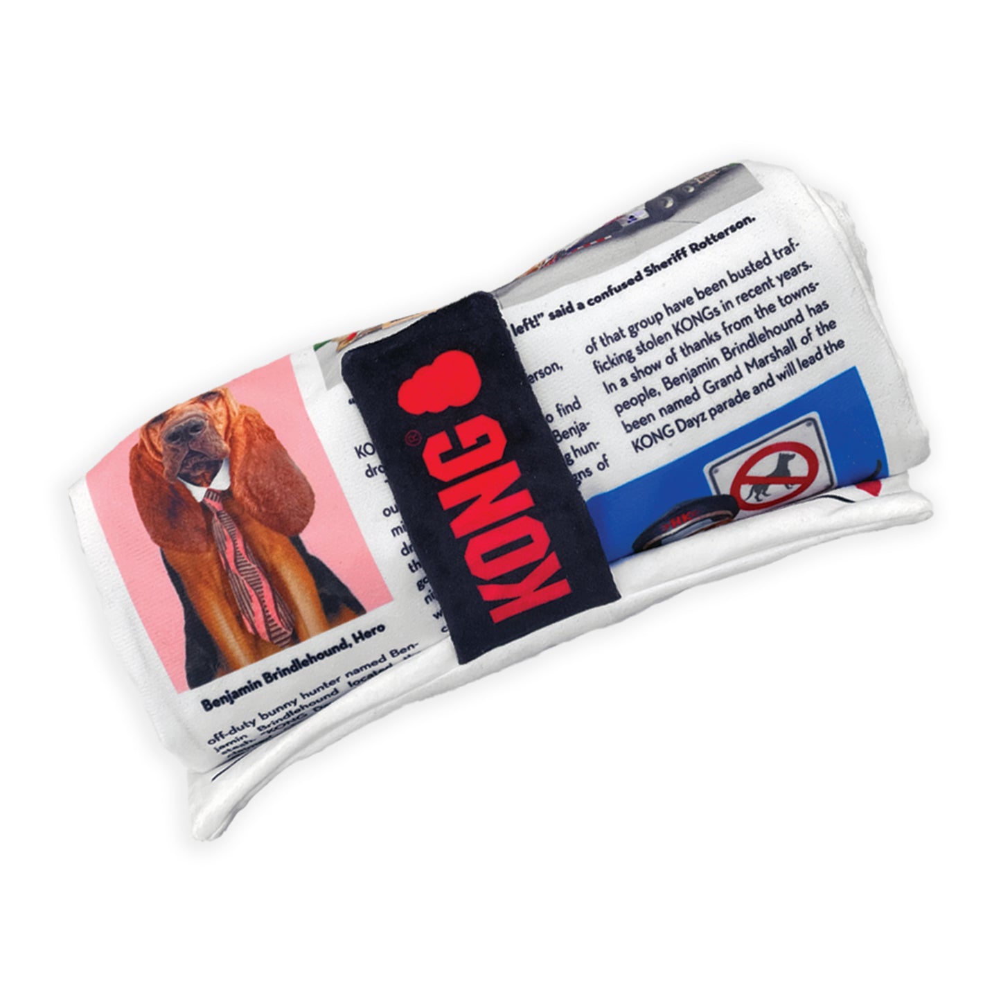 KONG Daily Newspaper XL Soft Plush Dog Toy