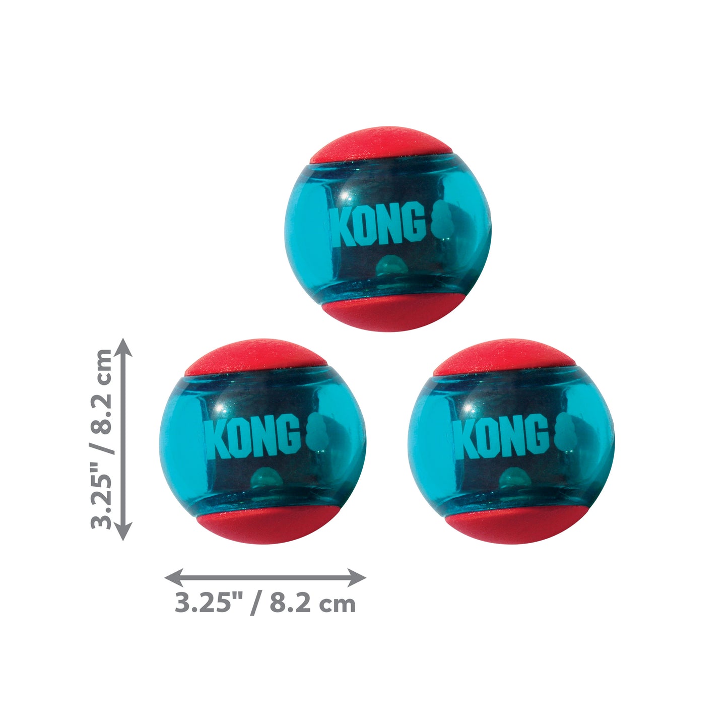 KONG Squeezz Action Ball - 3 Sizes