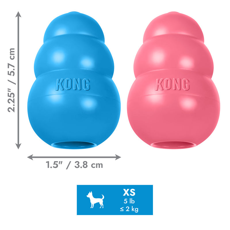 KONG Puppy - 4 Sizes, 2 Colours