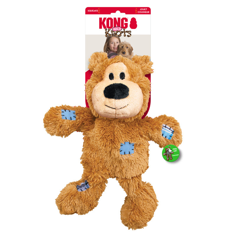 KONG Wild Knots Bear - 4 Sizes, 3 Colours