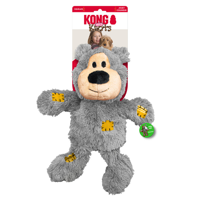 KONG Wild Knots Bear - 4 Sizes, 3 Colours
