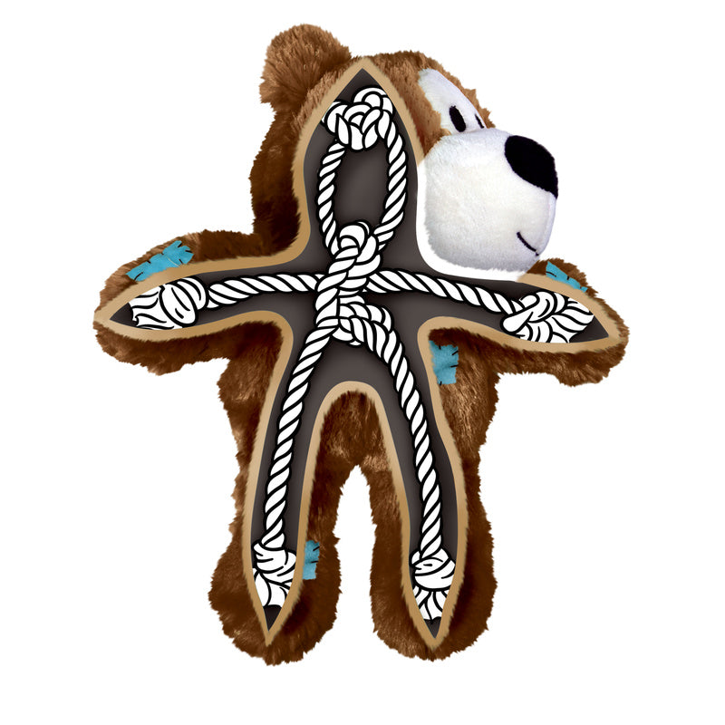 KONG Wild Knots Bear - 4 Sizes, 3 Colours