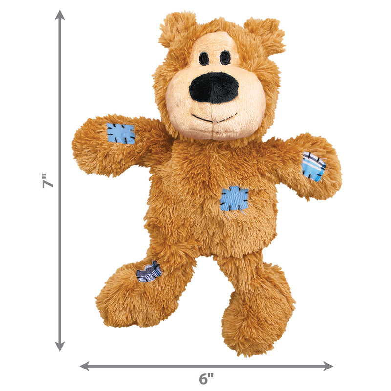 KONG Wild Knots Bear - 4 Sizes, 3 Colours