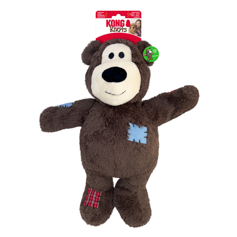 KONG Wild Knots Bear - 4 Sizes, 3 Colours