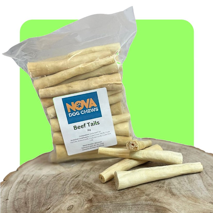 Beef Tails 15cm - 10 Pack (Natural Dog Treats)