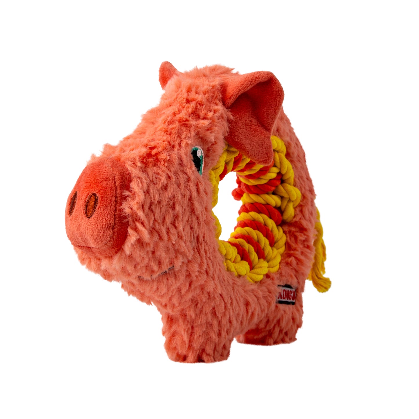 KONG Ringaroo Elephant & Pig Plush Rope Toys
