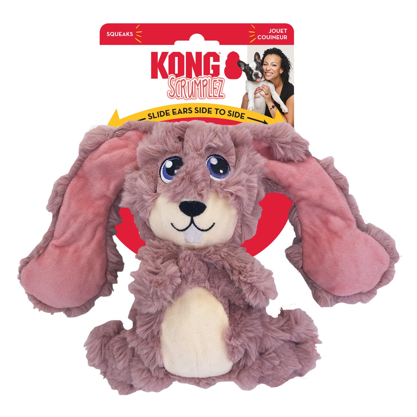 KONG Scrumplez Bunny & Koala Plush Soft Dog Toys