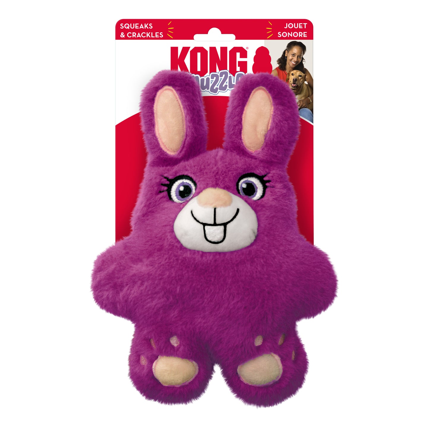 KONG Snuzzles - 6 Characters, 3 Sizes