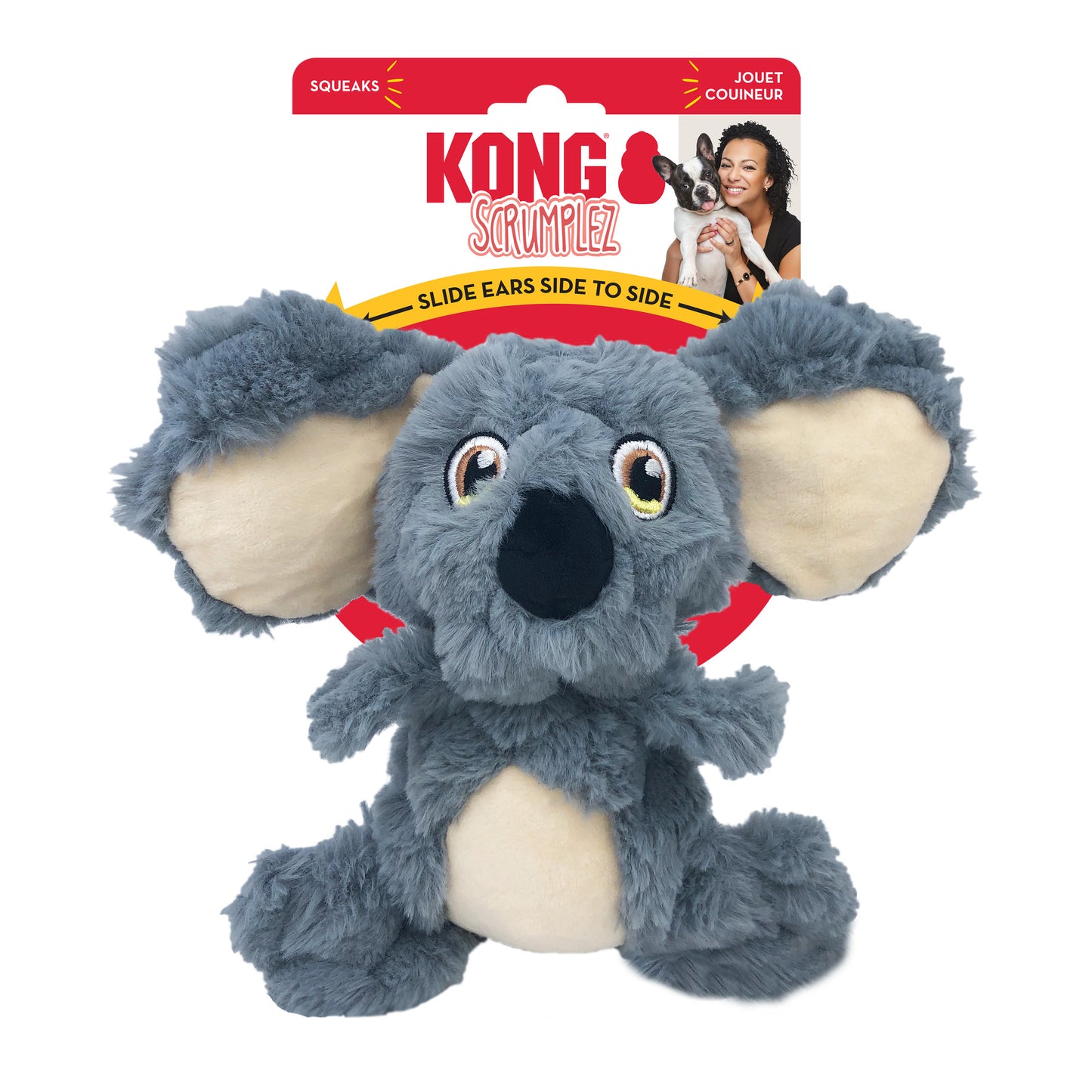 KONG Scrumplez Bunny & Koala Plush Soft Dog Toys