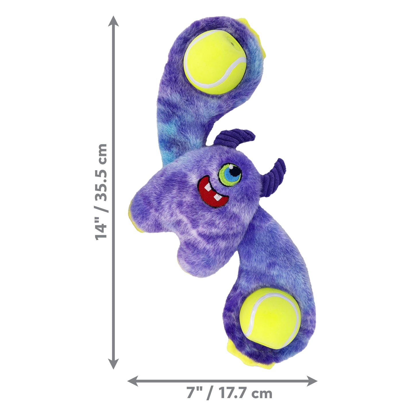 KONG Woozles Monster Plush Dog Toys