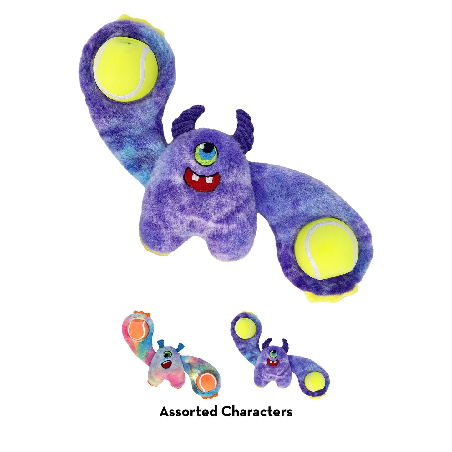 KONG Woozles Monster Plush Dog Toys