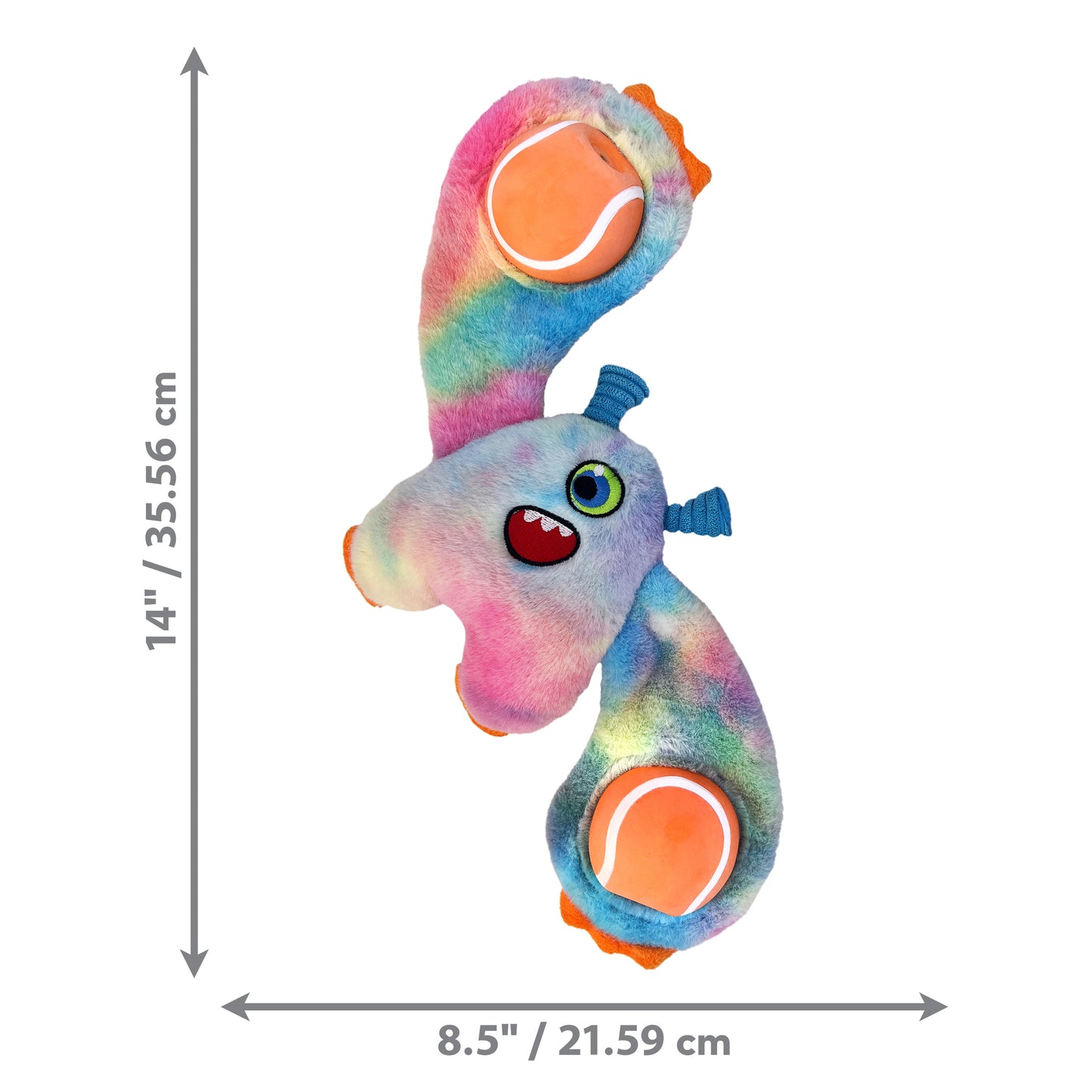 KONG Woozles Monster Plush Dog Toys