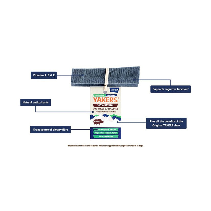 YAKERS Natural Dog Chew