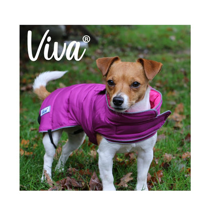 Ancol Viva Reversible Pink/Purple Dog Coat