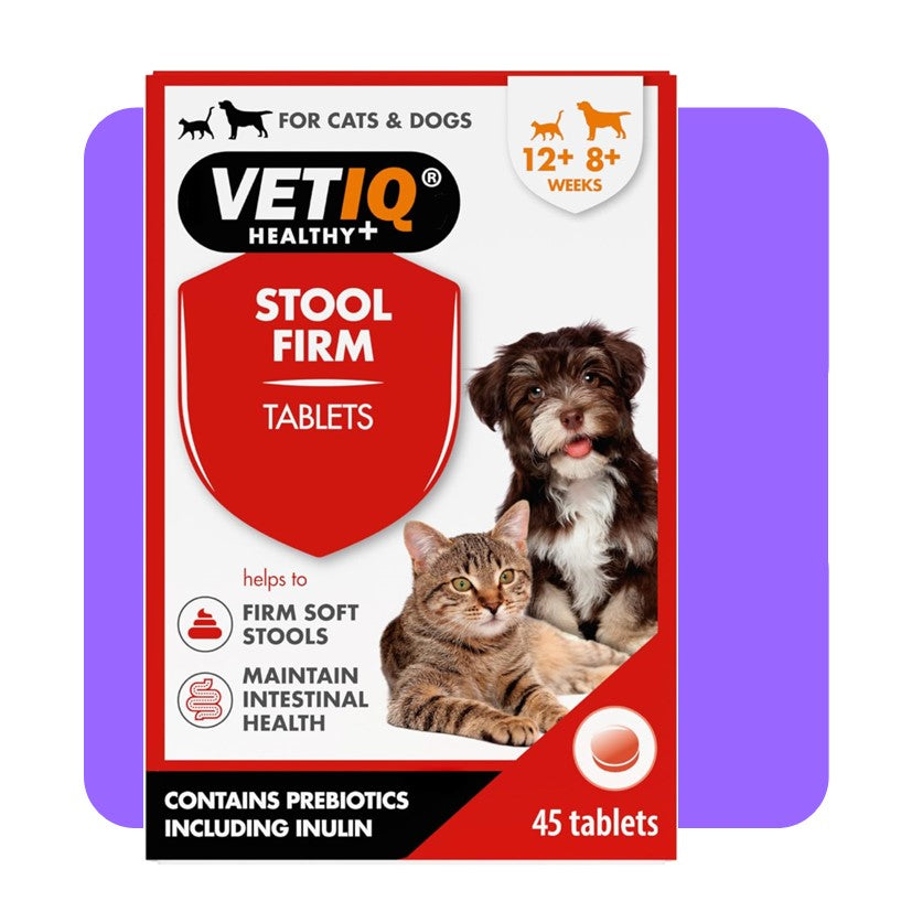 VETIQ Stool Firm Tablets - 45 Pack