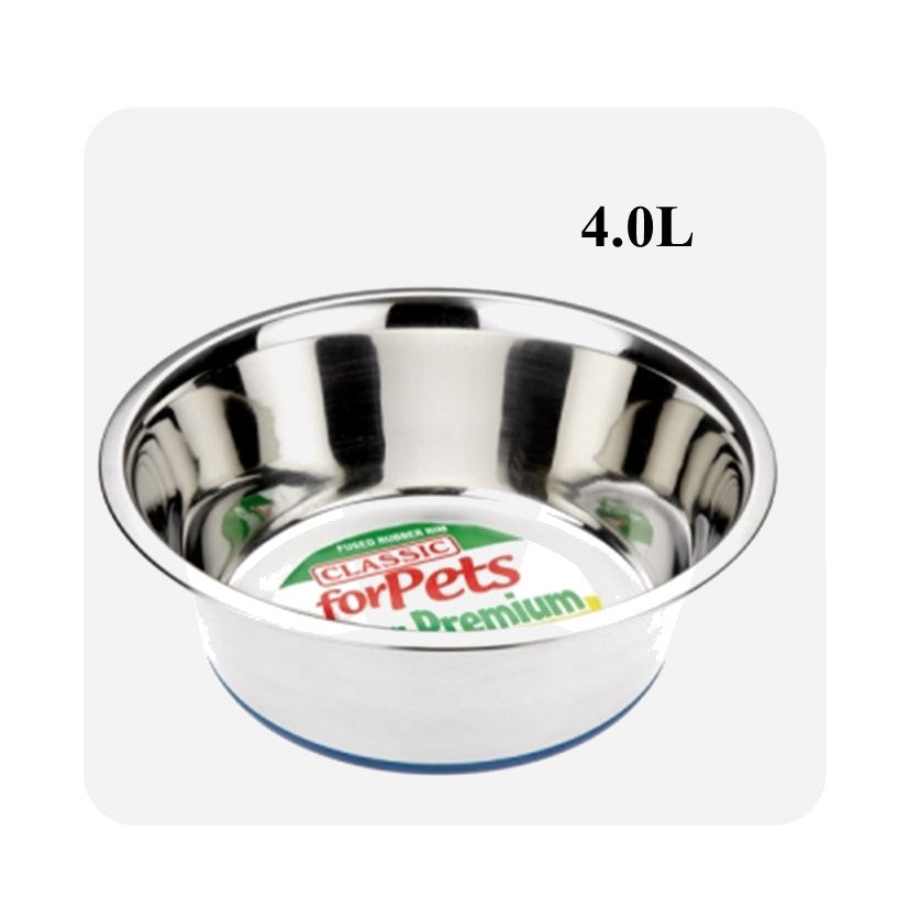 Classic Non Slip Stainless Steel Bowl