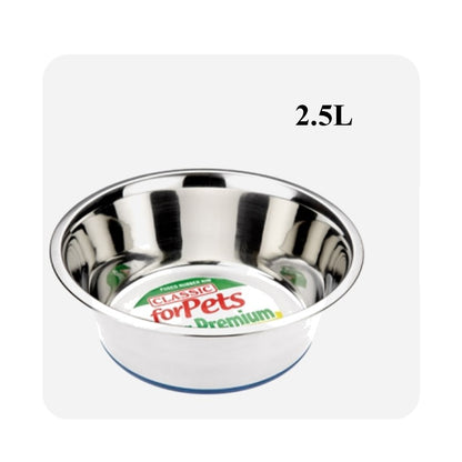 Classic Non Slip Stainless Steel Bowl