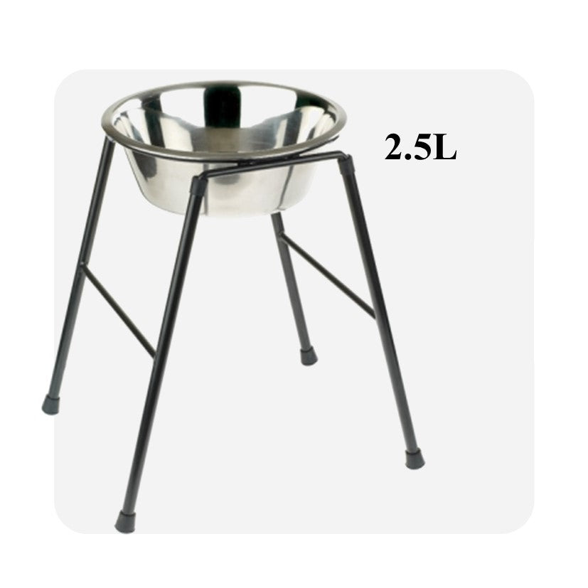 Classic High Dog Bowl Stand With 1 x 2500ml Bowl