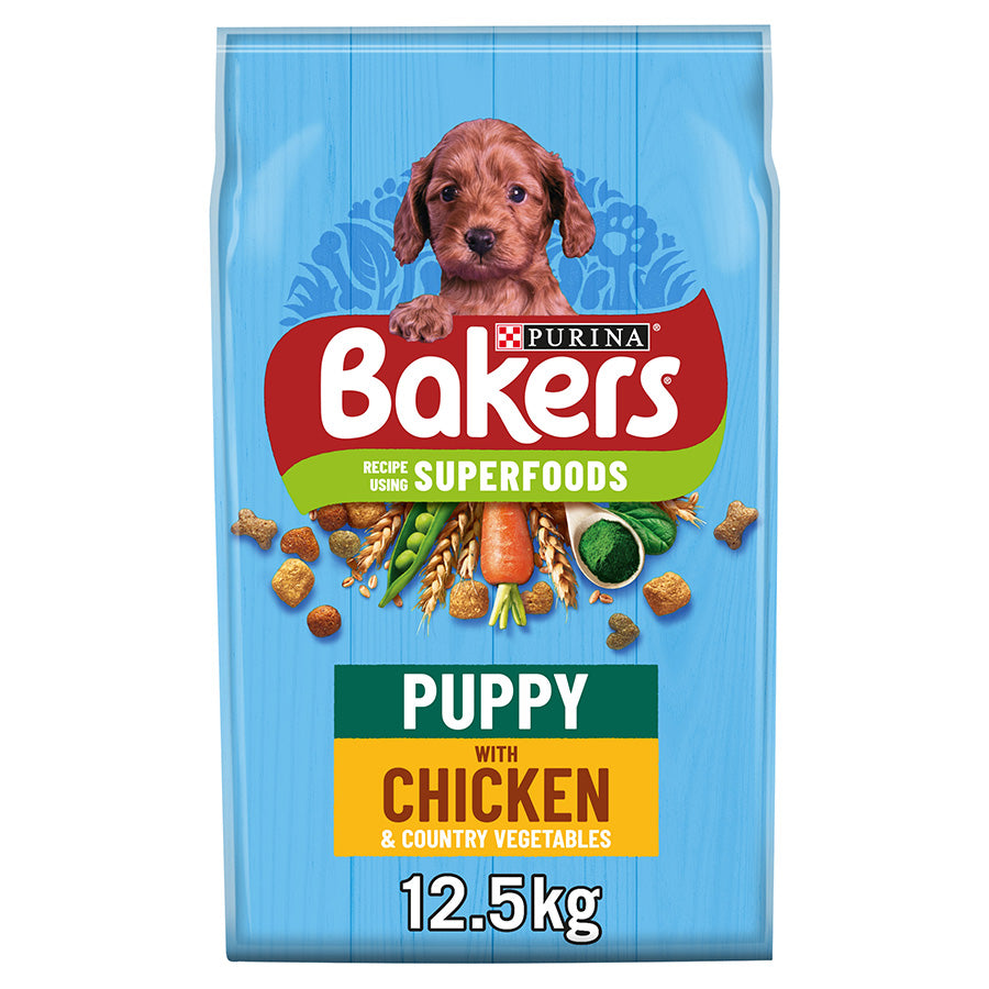 Bakers Puppy Chicken & Veg 12.5kg