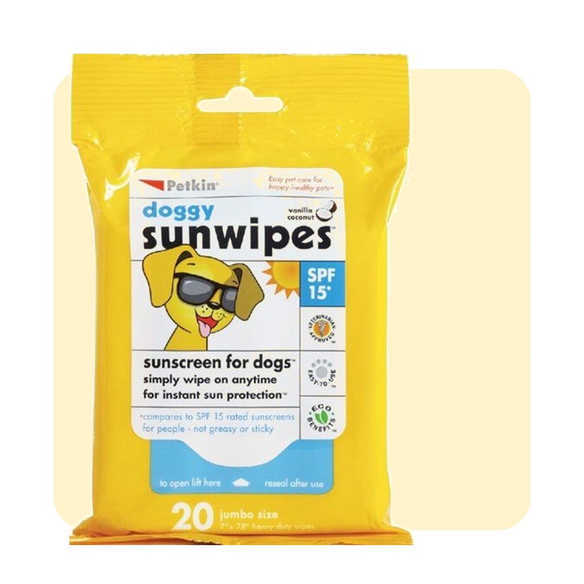 Petkin Sunscreen Wipes - 20 Pack