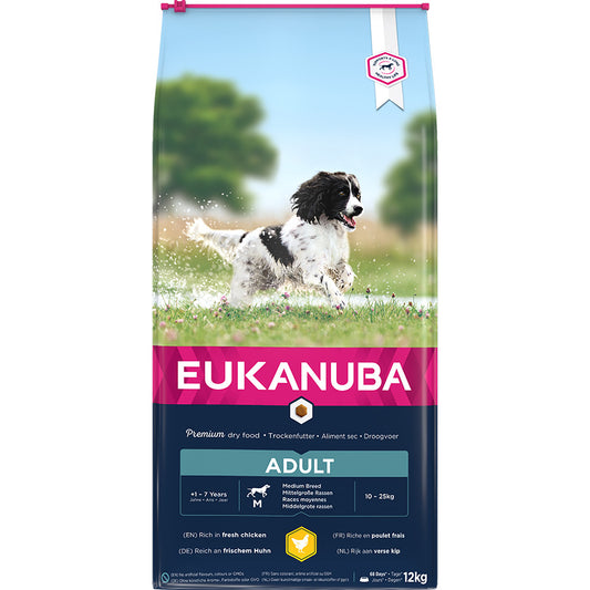 Eukanuba Medium Breed Fresh Chicken 12kg