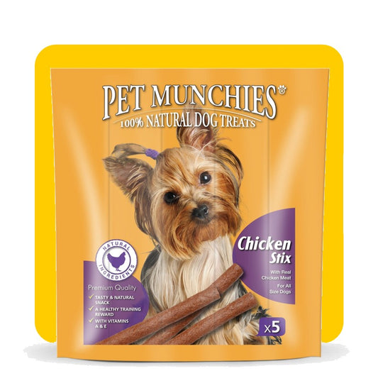 Pet Munchies Natural Chicken Stix - 50g