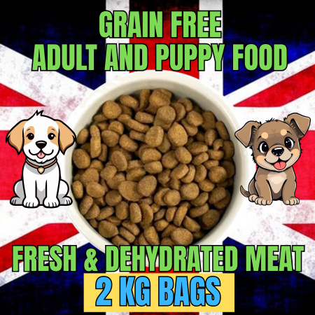 The Delicious Dog Food Company Grain Free Chicken, Lamb & Salmon Adult & Puppy Food 2kg