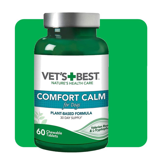 Vets Best Comfort Calm Dog Tablets - 60 Pack