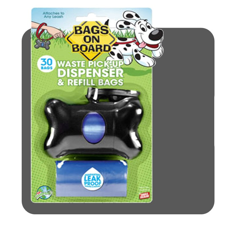 Bags On Board Poo Bag Dispenser Black