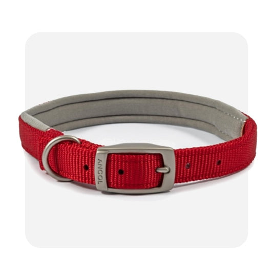 Ancol Viva Padded Collar Red