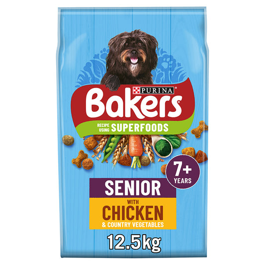 Bakers Senior Chicken & Veg 12.5kg