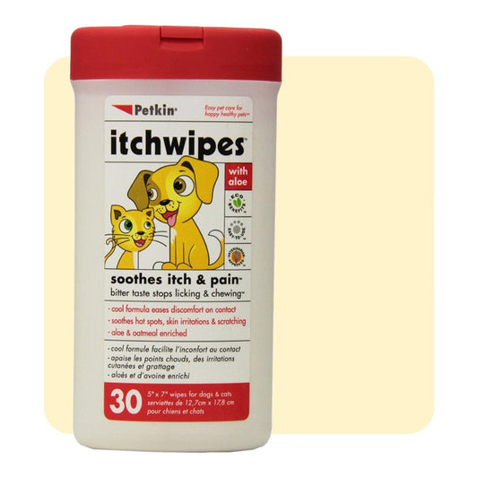 Petkin Itch Stop Wipes - 30 Pack