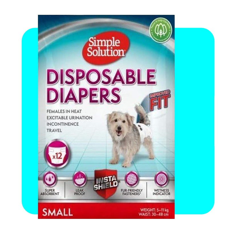 Simple Solution Disposable Female Dog Diapers