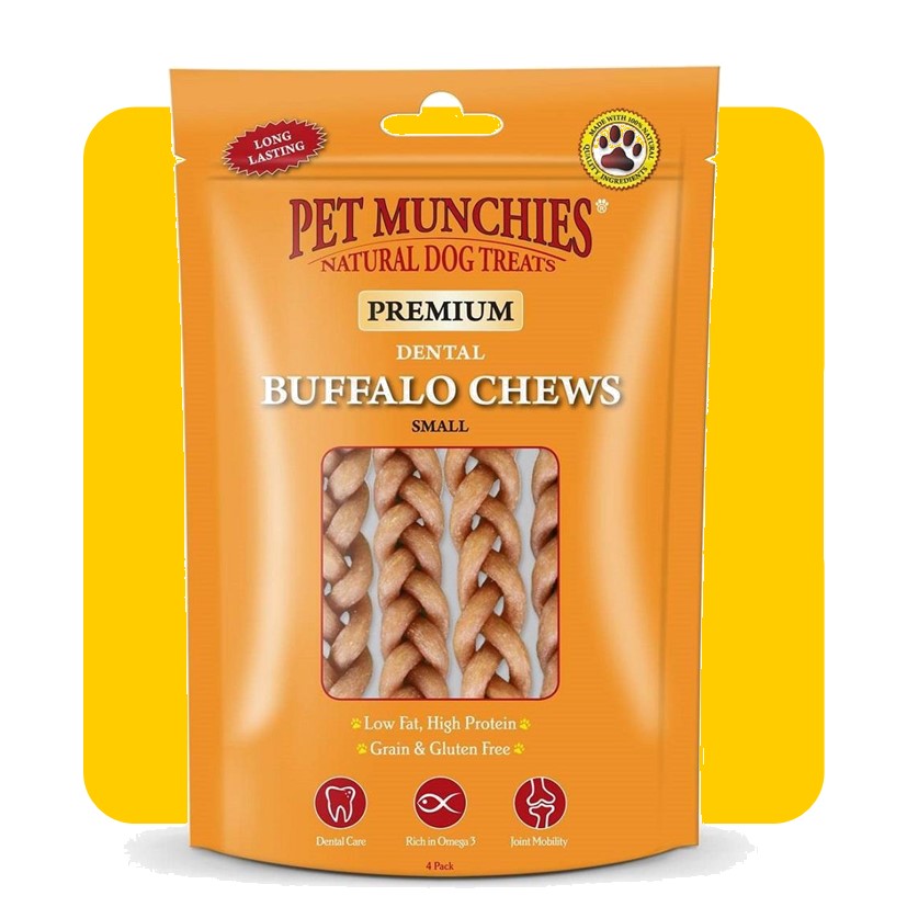 Pet Munchies Buffalo Hide Dental Chew