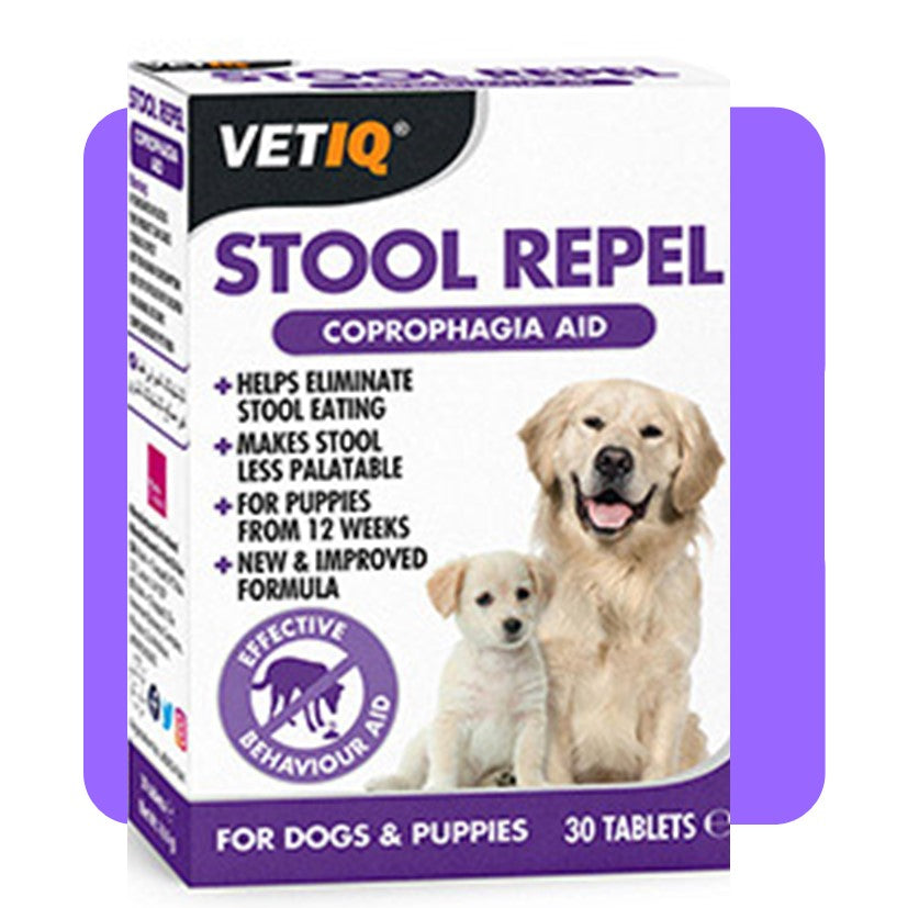 VETIQ Stool Repel Tablets - 30 Pack