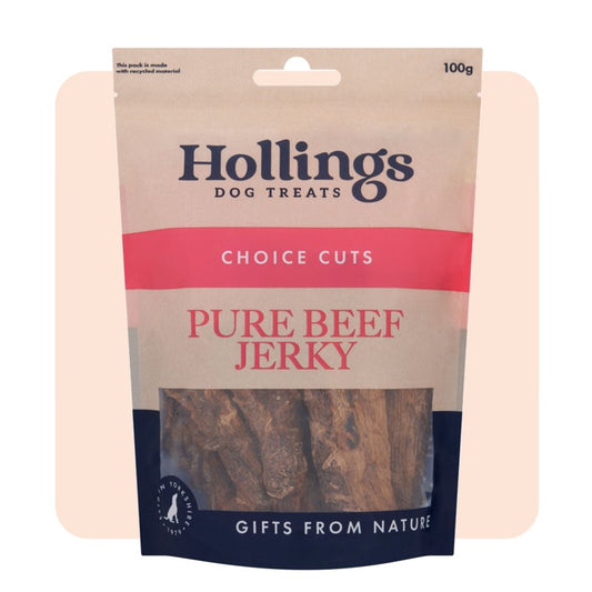 Hollings Pure Beef Jerky - 100g