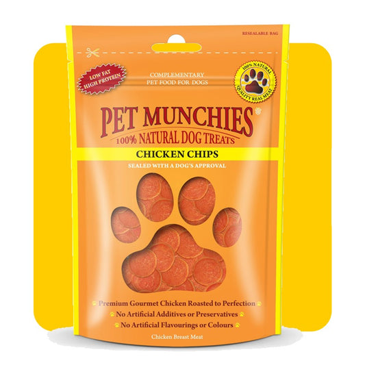 Pet Munchies Natural Chicken Chips - 100g