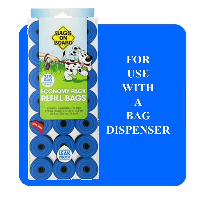 Bags On Board Refill Pantry Poo Bags 315 Pack