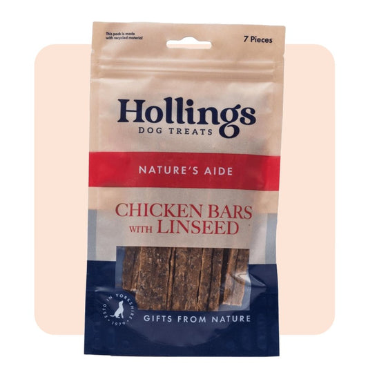 Hollings Chicken Bars With Linseed - 7 Pack