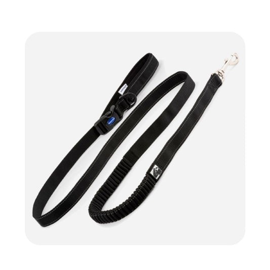 Ancol Extreme Shock Absorb Running Lead Black