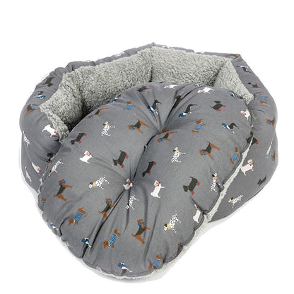 Danish Design FatFace Marching Dogs Deluxe Slumber Bed